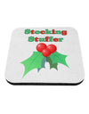 Stocking Stuffer Design - Christmas Coaster by TooLoud-Coasters-TooLoud-White-Davson Sales