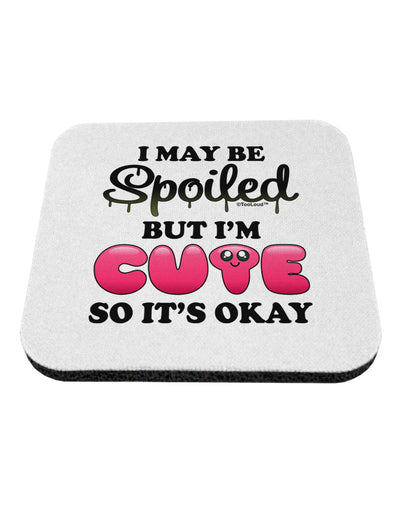 Spoiled But Cute Pink Coaster-Coasters-TooLoud-1-Davson Sales