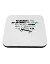 Tolerance And Acceptance Coaster-Coasters-TooLoud-1-Davson Sales