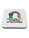 End Of The Rainbow Text Coaster-Coasters-TooLoud-1-Davson Sales