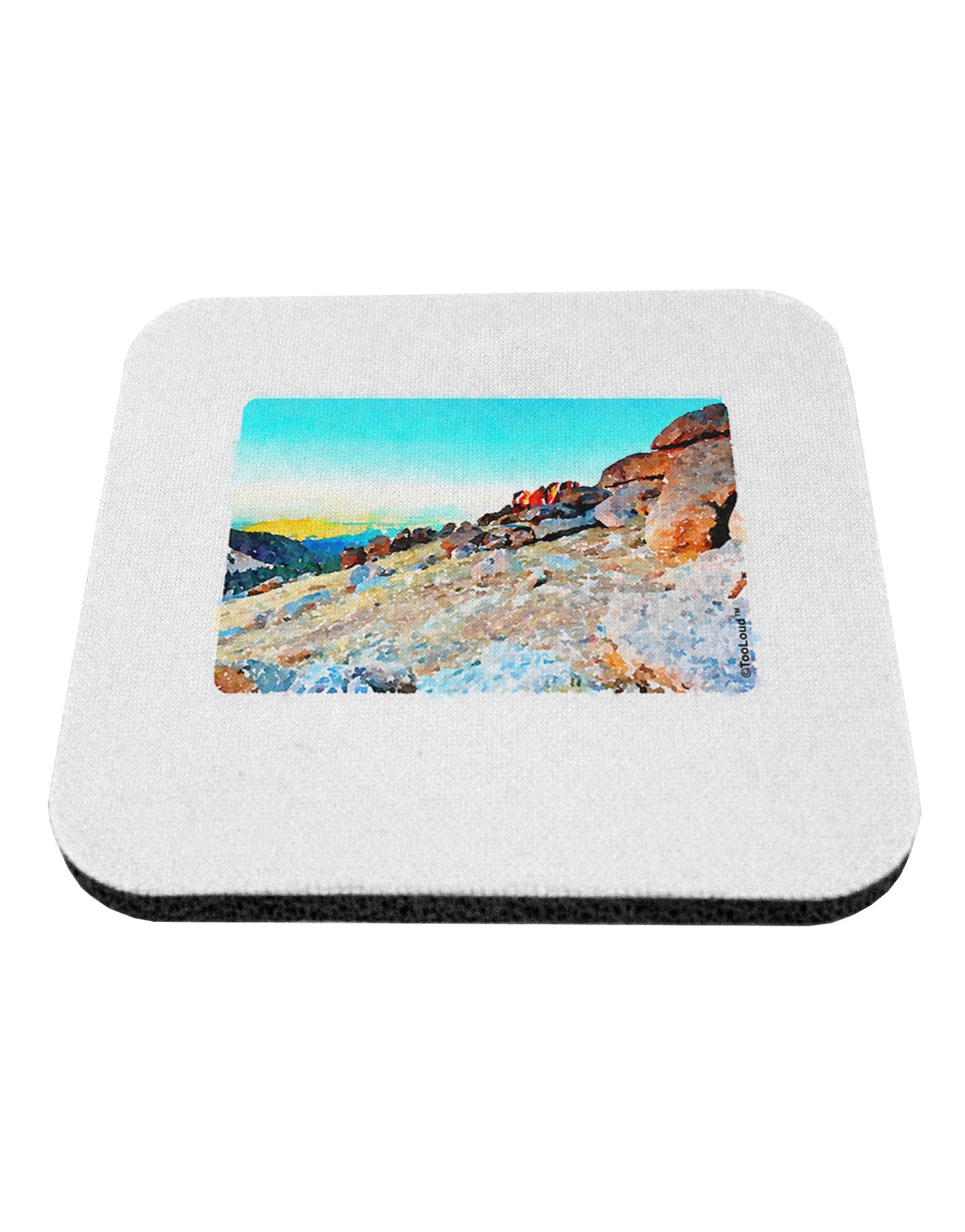 CO Rockies View Watercolor Coaster-Coasters-TooLoud-1-Davson Sales
