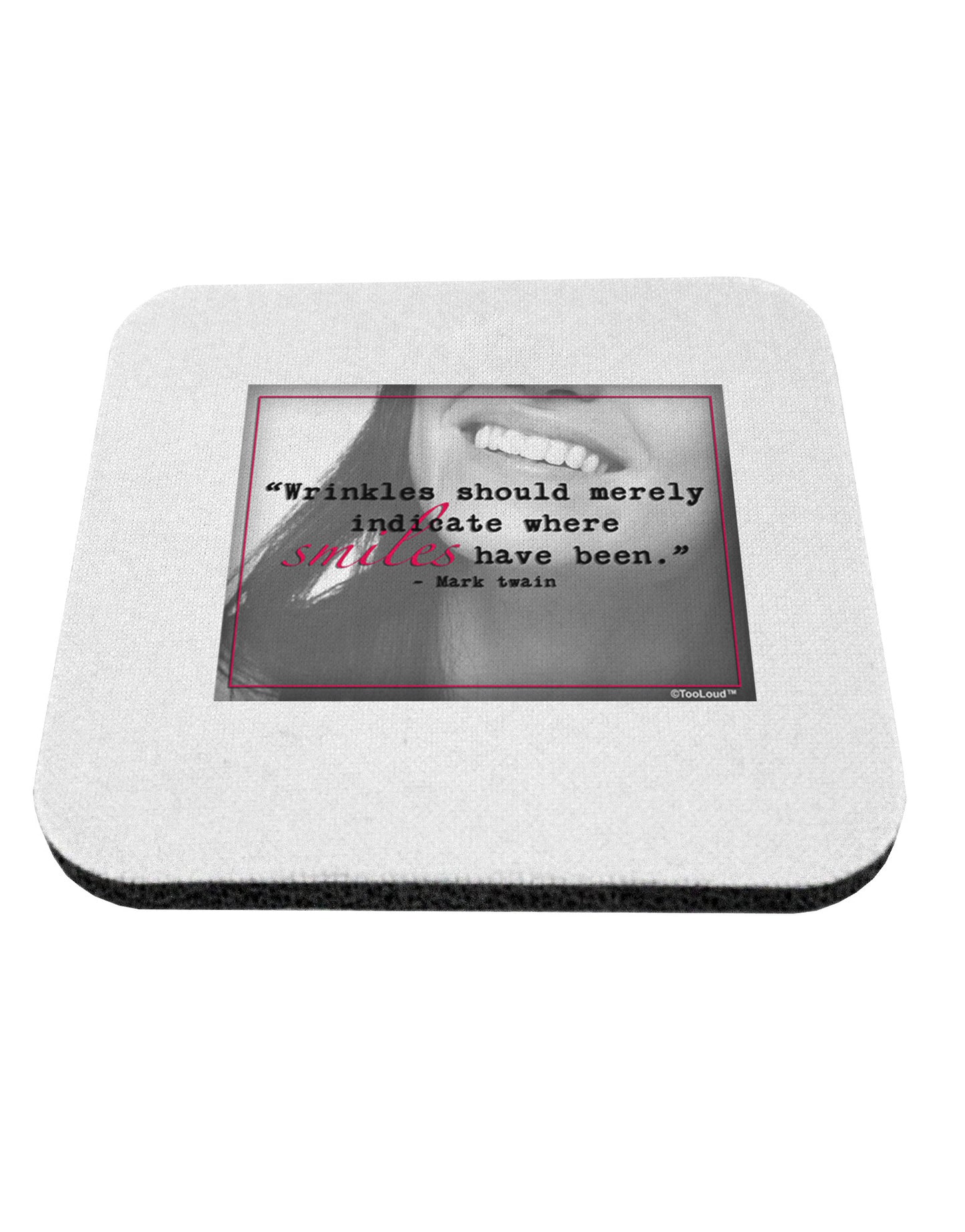 Where Smiles Mark Twain Coaster-Coasters-TooLoud-1-Davson Sales