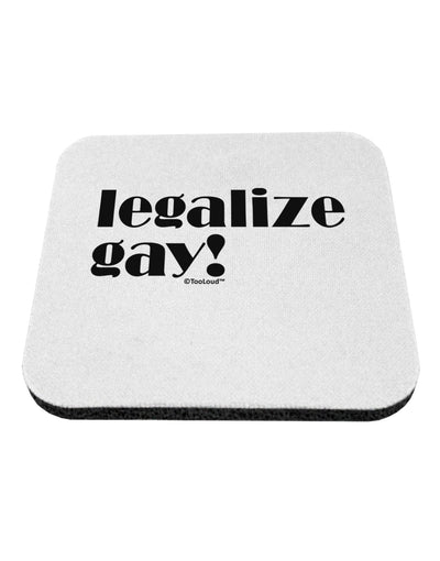 Legalize Gay Coaster-Coasters-TooLoud-White-Davson Sales