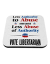 Libertarian Against Authority Abuse Coaster-Coasters-TooLoud-1-Davson Sales