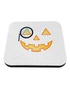Monocle Jack-o-Lantern Color Coaster-Coasters-TooLoud-White-Davson Sales