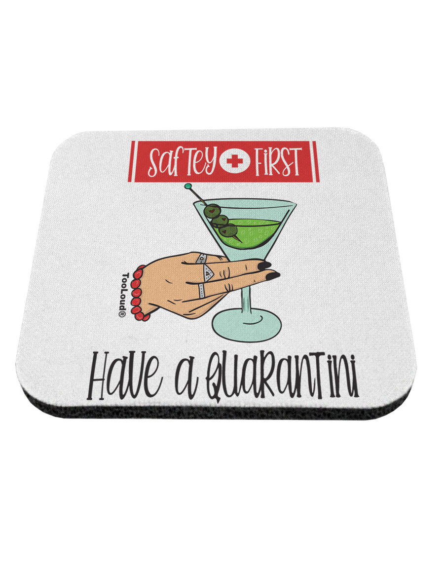 TooLoud Safety First Have a Quarantini Coaster-Coasters-TooLoud-1 Piece-Davson Sales