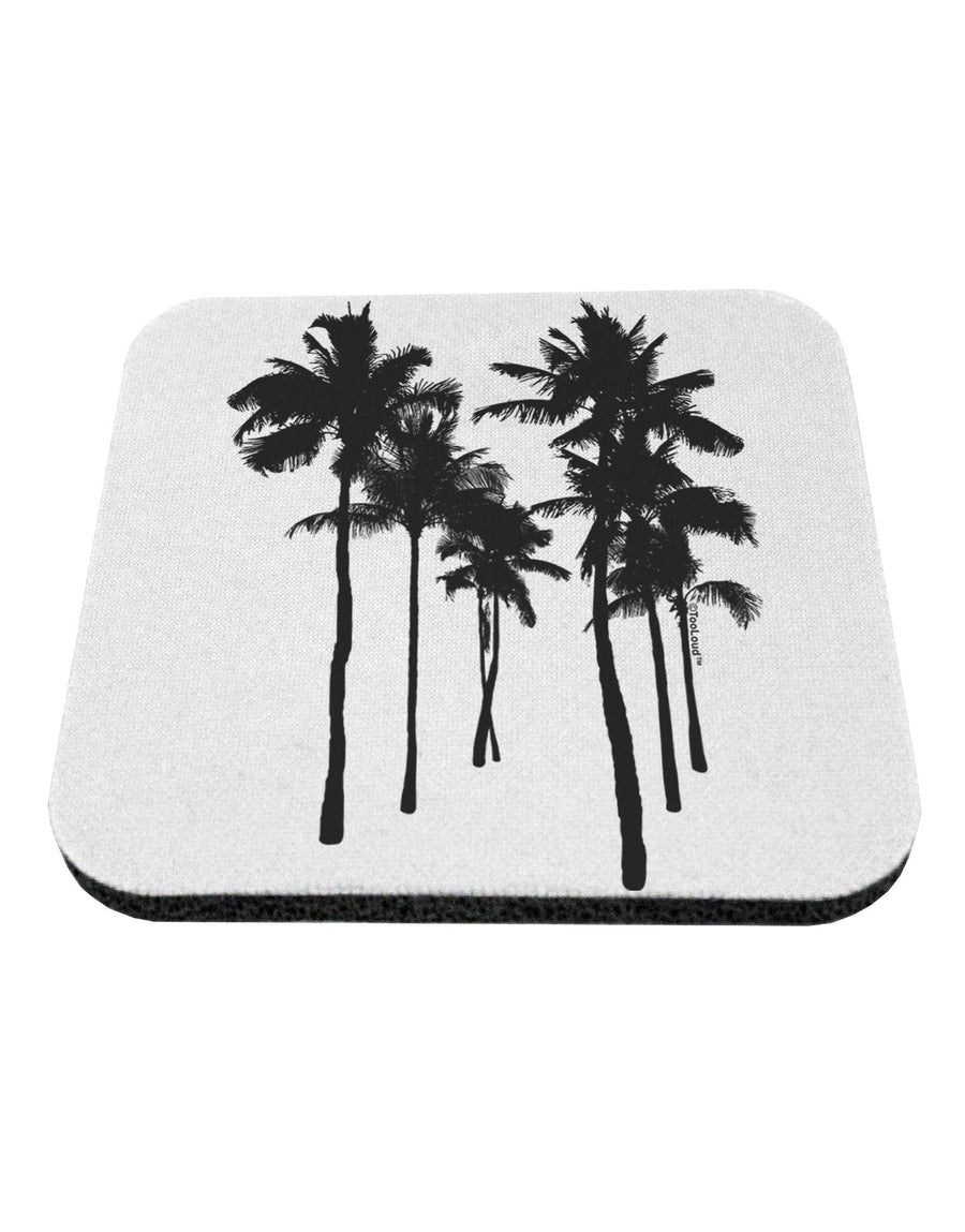 Palm Rows Silhouette Coaster-Coasters-TooLoud-1-Davson Sales