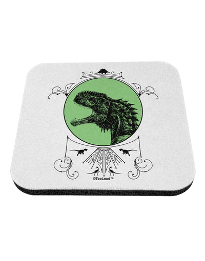 Jurassic Dinosaur Face Coaster by TooLoud-Coasters-TooLoud-White-Davson Sales