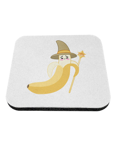 Ben Banana Wizard - Cute Fruit Halloween Coaster-Coasters-TooLoud-White-Davson Sales