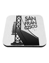 San Francisco Text Bay Bridge Coaster-Coasters-TooLoud-1-Davson Sales