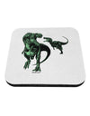 Jurassic Dinosaur Design 1 Coaster by TooLoud-Coasters-TooLoud-White-Davson Sales