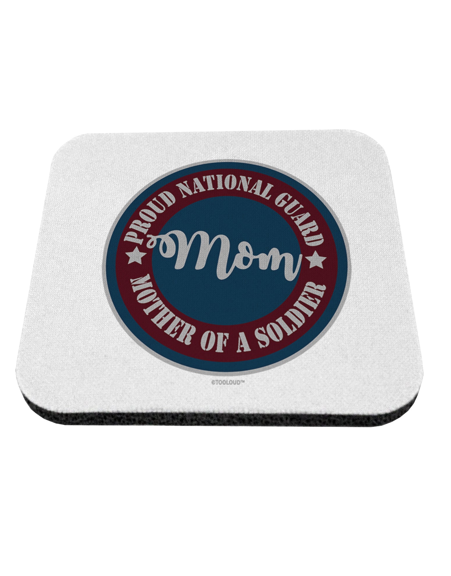 TooLoud Proud National Guard Mom Coaster-Coasters-TooLoud-1 Piece-Davson Sales