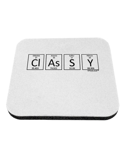 Classy - Periodic table of Elements Coaster by TooLoud-Coasters-TooLoud-White-Davson Sales