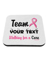 Personalized Team -Name- Breast Cancer Walk - Walking for a Cure Coaster-Coasters-TooLoud-White-Davson Sales