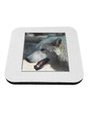 TooLoud White Wolf Face Coaster-Coasters-TooLoud-1-Davson Sales