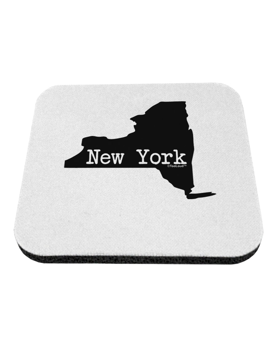 New York - United States Shape Coaster by TooLoud-Coasters-TooLoud-White-Davson Sales