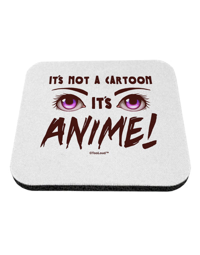 Not A Cartoon Eyes Magenta Coaster by TooLoud-Coasters-TooLoud-1-Davson Sales