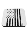 Stamp Style American Flag - Distressed Coaster by TooLoud-Coasters-TooLoud-White-Davson Sales