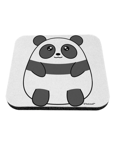 Cute Panda Bear Coaster by TooLoud-Coasters-TooLoud-White-Davson Sales