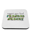 Support Your Local Farmers Market - Color Coaster-Coasters-TooLoud-White-Davson Sales