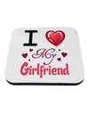 I Love Heart My Girlfriend Coaster-Coasters-TooLoud-White-Davson Sales