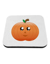 Cute Pumpkin Halloween Coaster-Coasters-TooLoud-White-Davson Sales