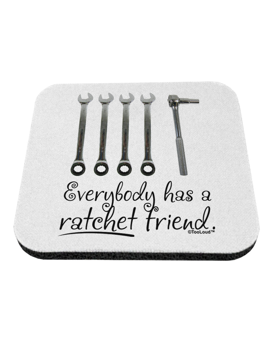 Ratchet Friend Coaster-Coasters-TooLoud-White-Davson Sales