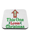 This Guy Loves Christmas Cute Coaster-Coasters-TooLoud-White-Davson Sales