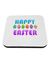 Happy Easter Decorated Eggs Coaster-Coasters-TooLoud-1-Davson Sales