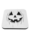 Halloween Pumpkin Smile Jack O Lantern Coaster-Coasters-TooLoud-White-Davson Sales