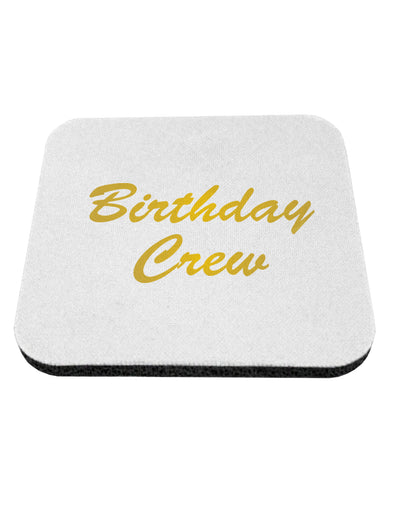 Birthday Crew Text Coaster by TooLoud-Coasters-TooLoud-1-Davson Sales