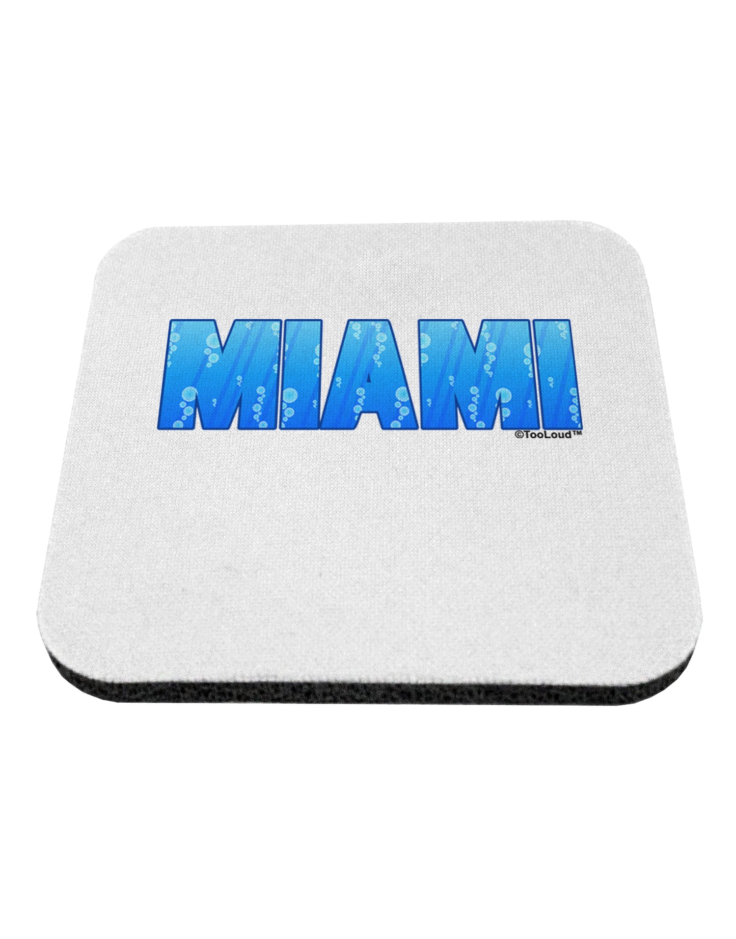 Miami Ocean Bubbles Coaster by TooLoud-Coasters-TooLoud-White-Davson Sales