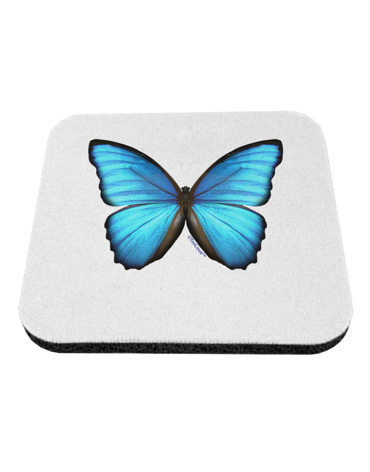 Big Blue Butterfly Coaster-Coasters-TooLoud-1-Davson Sales