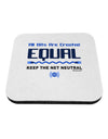 All Bits Are Created Equal - Net Neutrality Coaster-Coasters-TooLoud-White-Davson Sales