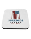 Freedom Flag Color Coaster-Coasters-TooLoud-White-Davson Sales