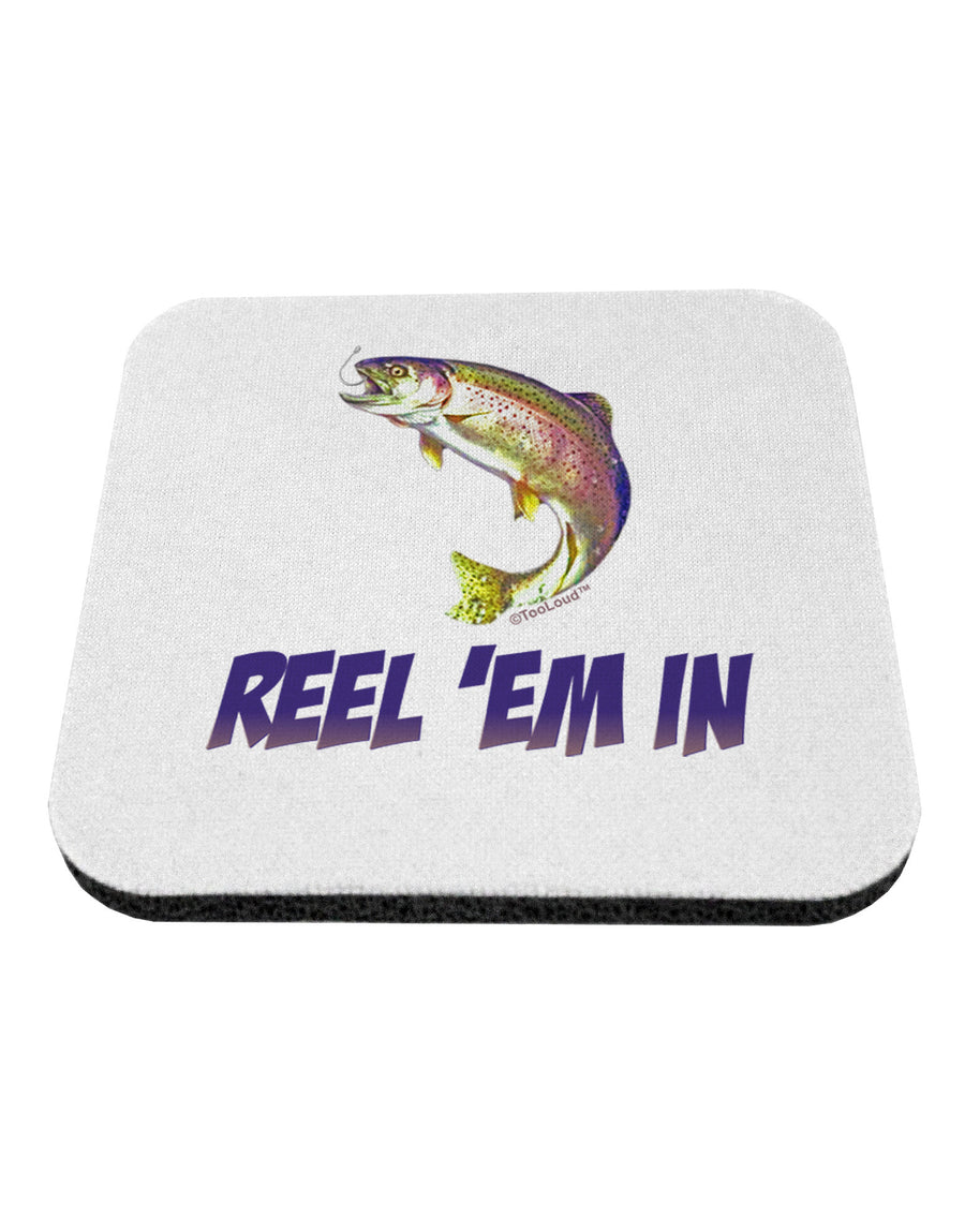 Rainbow Trout Reel Em In Coaster-Coasters-TooLoud-1-Davson Sales