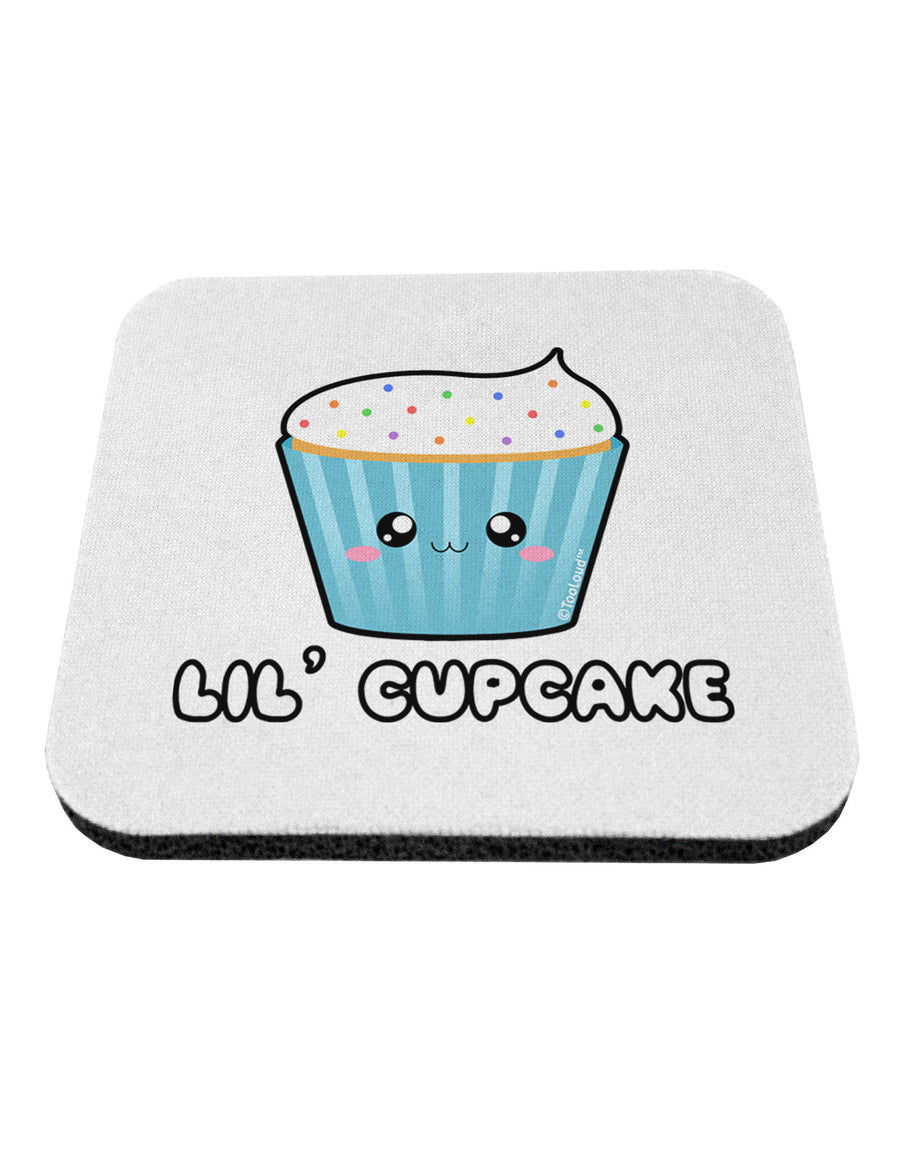 Cute Cupcake with Sprinkles - Lil Cupcake Coaster by TooLoud-Coasters-TooLoud-White-Davson Sales