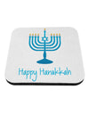 Happy Hanukkah Menorah Coaster-Coasters-TooLoud-White-Davson Sales