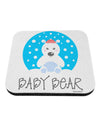 Matching Polar Bear Family - Baby Bear Coaster by TooLoud-Coasters-TooLoud-White-Davson Sales