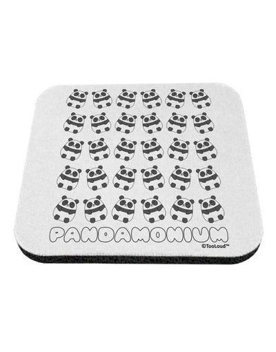 Pandamonium Pandas Coaster by TooLoud-Coasters-TooLoud-White-Davson Sales