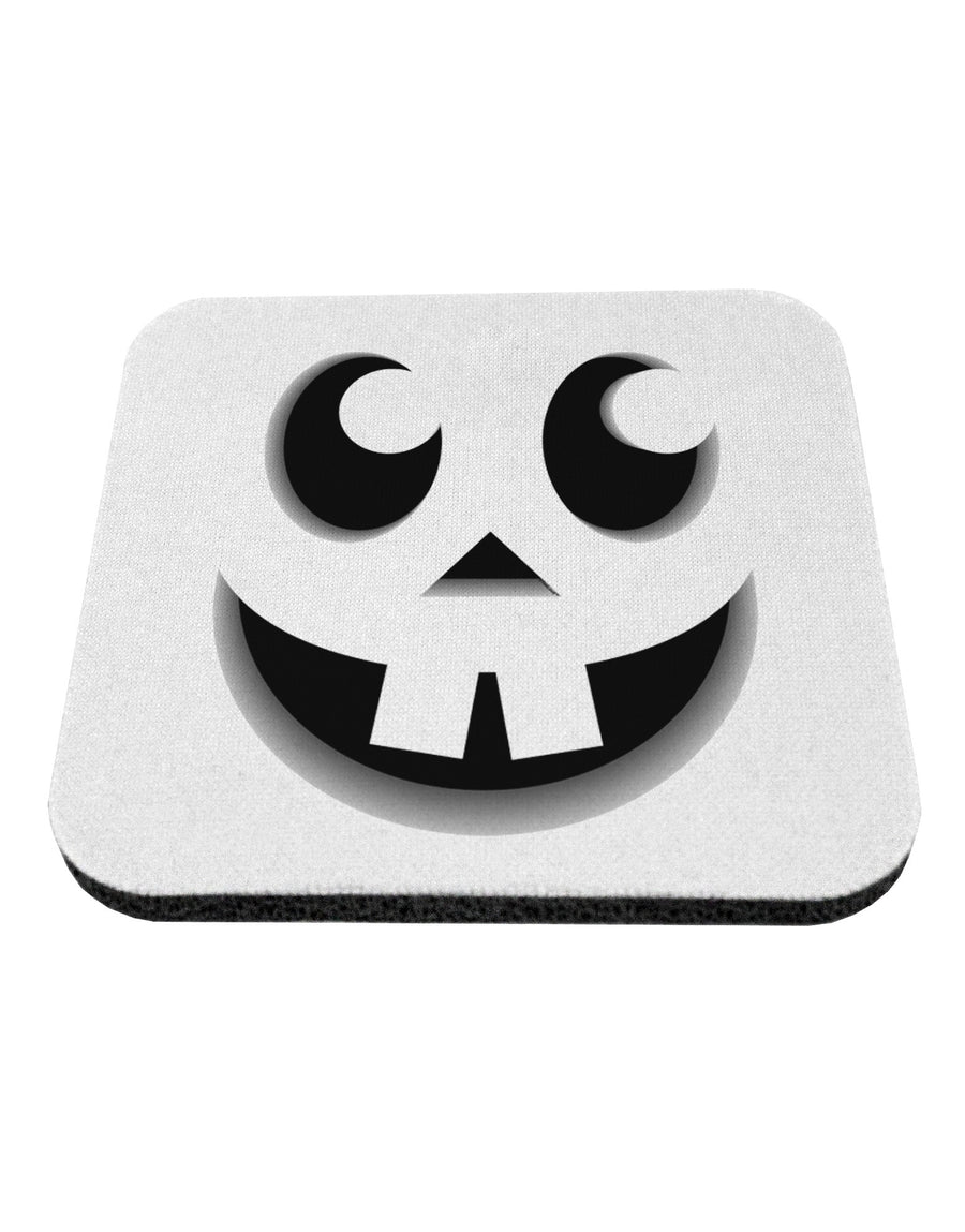 Cute Jack O Lantern Pumpkin Face Coaster-Coasters-TooLoud-White-Davson Sales