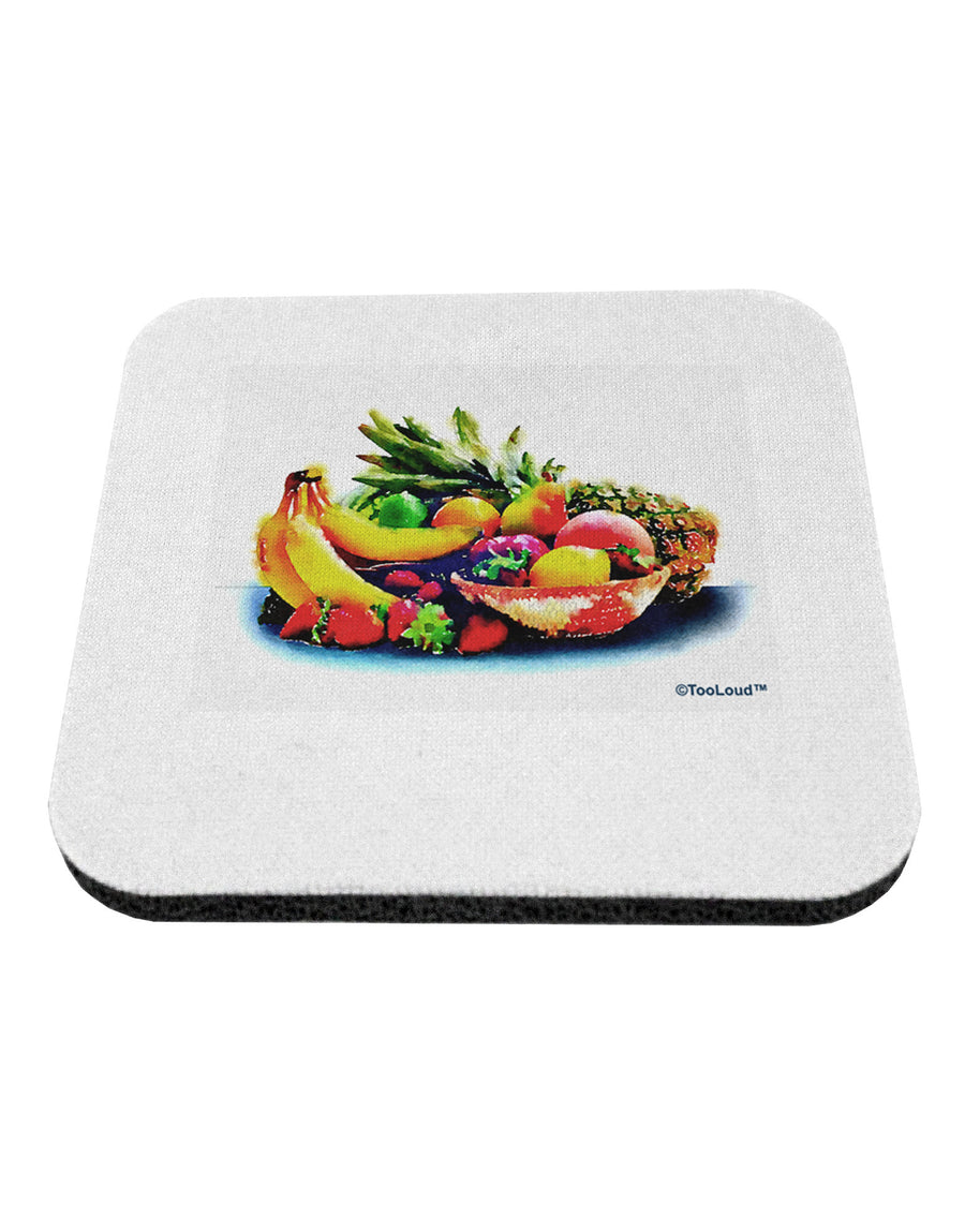 TooLoud Watercolor Fruit Bowl 3 Coaster-Coasters-TooLoud-White-Davson Sales