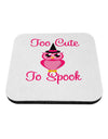 Owl Too Cute Pink Coaster-Coasters-TooLoud-White-Davson Sales