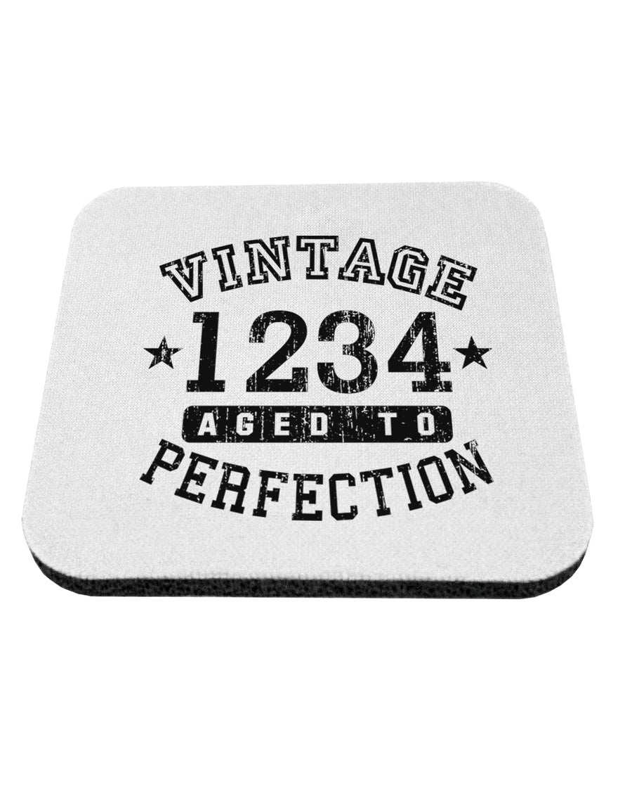 Personalized Vintage Birth Year Distressed Coaster by TooLoud-Coasters-TooLoud-1-Davson Sales