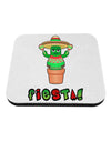 Fiesta Cactus Poncho Text Coaster by TooLoud-Coasters-TooLoud-1-Davson Sales