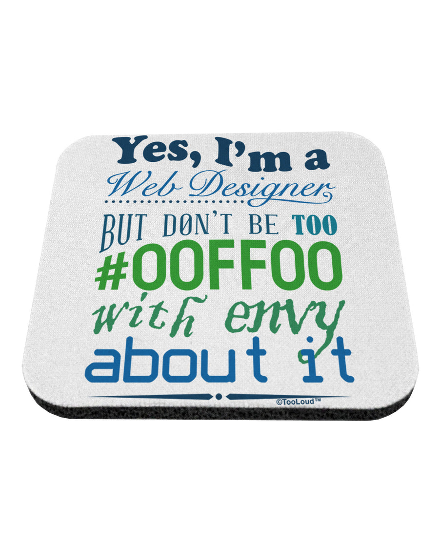 Web Designer -00FF00 With Envy Coaster-Coasters-TooLoud-1-Davson Sales