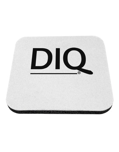 DIQ Wear Logo Coaster-Coasters-DIQ Wear-White-Davson Sales