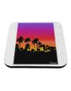 Palm Trees and Sunset Design Coaster by TooLoud-Coasters-TooLoud-White-Davson Sales