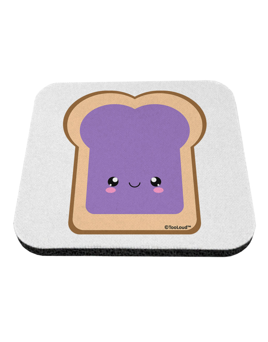 Cute Matching Design - PB and J - Jelly Coaster by TooLoud-Coasters-TooLoud-White-Davson Sales