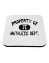 Mathletic Department Coaster by TooLoud-Coasters-TooLoud-White-Davson Sales